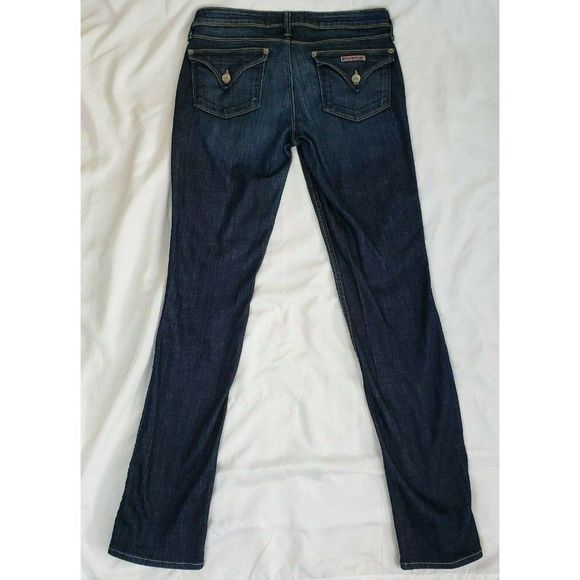 Hudson Jeans 28 Dark Wash Straight Leg EUC - Picture 3 of 6